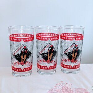 VTG Set of 3 Kentucky Derby Mint Julep Glasses 2003 129th Run Official Tumbler